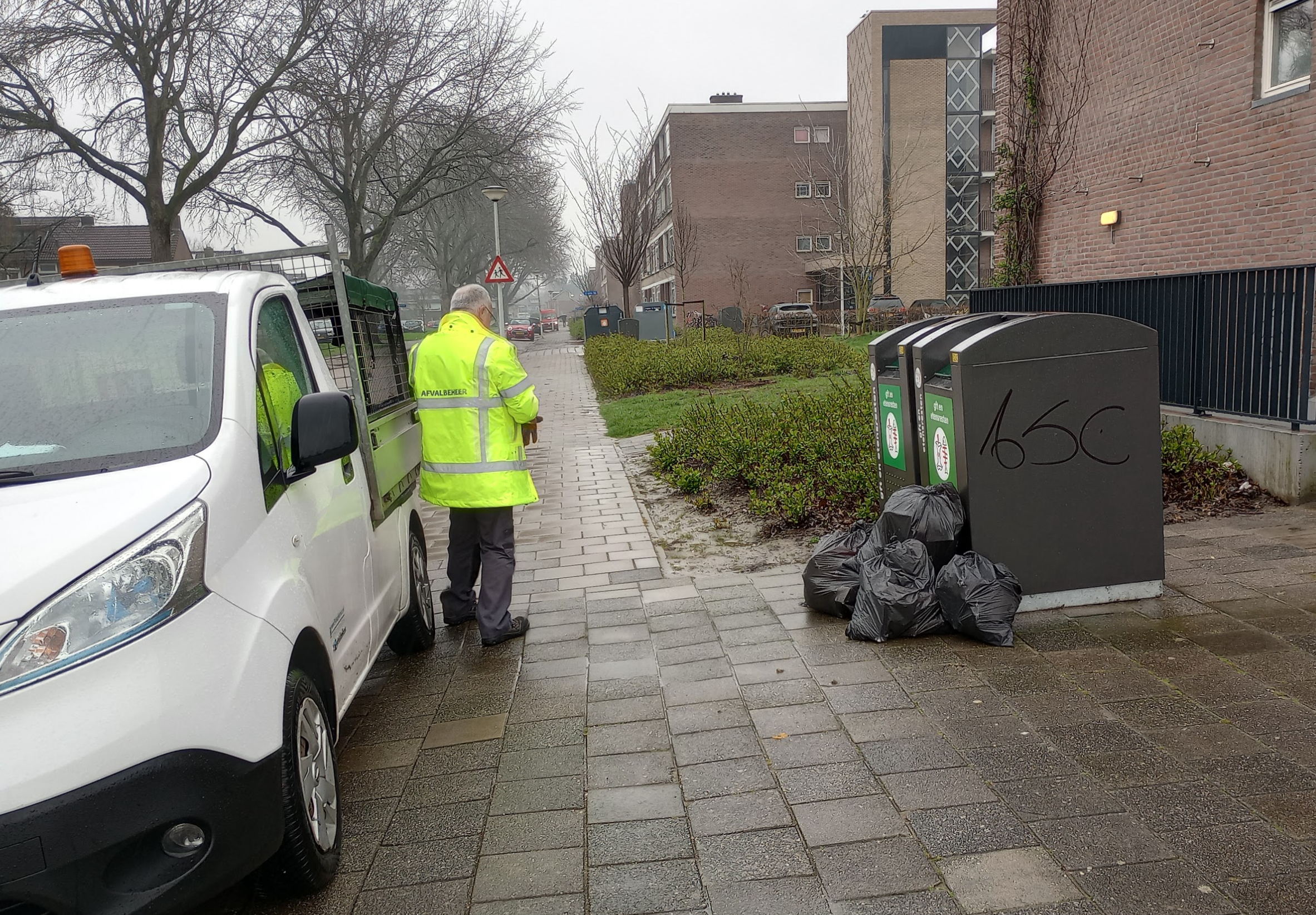 Straatje schoonvegen